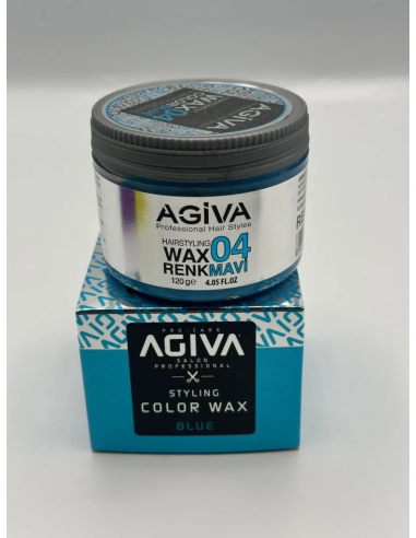 Agiva Hair Styling Color Wax Blue