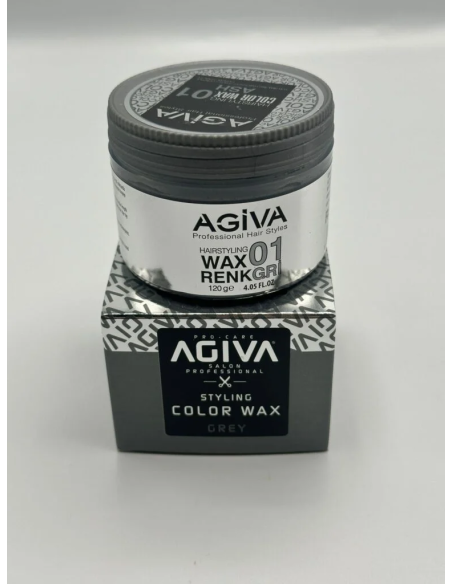 Agiva Styling Color Wax Grey 120g | Hair Styling Wax