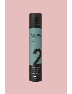 Agiva Hair Styling Spray Extra Strong Black – Glued