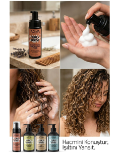 Agiva Curly Boost Volume Foam 150 ml 2