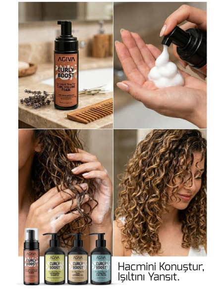 Agiva Curly Boost Volume Foam 150 ml