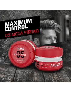 Agiva Aqua Mega Strong Hair Wax Red 175 ml – Strong Hold 2
