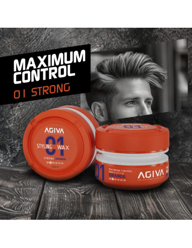 Agiva Styling Hair Wax Aqua Strong – Orange 175ml