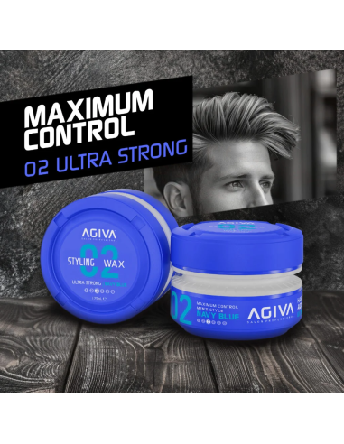 Agiva Aqua Ultra Strong Hair Wax Navy Blue 175 ml – Strong Hold