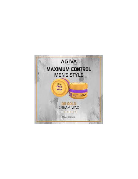 Agiva Styling Hair Cream Wax – Gold 175 ml