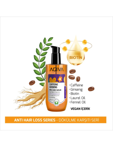 Agiva Caffeine Ginseng Hair Serum 100 ml – Pro Care Treatment