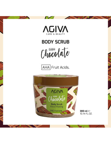 Agiva Care & Beauty Body Scrub Dubai Chocolate 300 ml