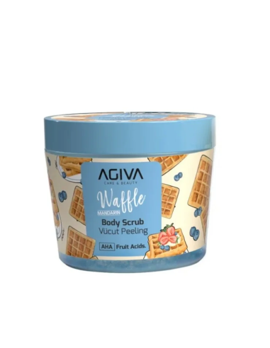 Agiva Mandarin Waffle Body Scrub 300 ml – Exfoliating Body Care