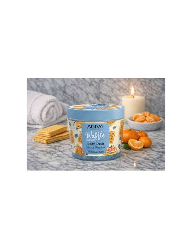 Agiva Mandarin Waffle Body Scrub 300 ml – Exfoliating Body Care