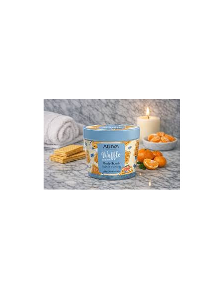 Agiva Mandarin Waffle Body Scrub 300 ml – Exfoliating Body Care