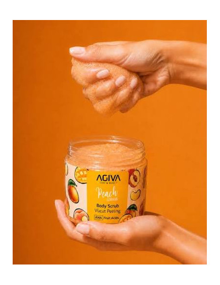 Agiva Peach Mango Body Scrub 300 ml – Exfoliating Body Care