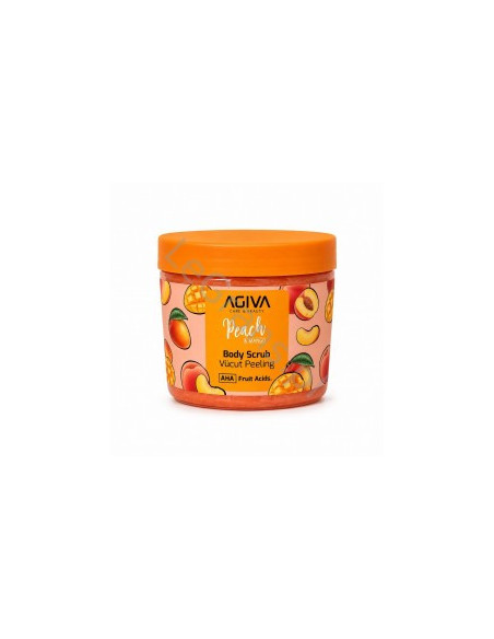 Agiva Peach Mango Body Scrub 300 ml – Exfoliating Body Care