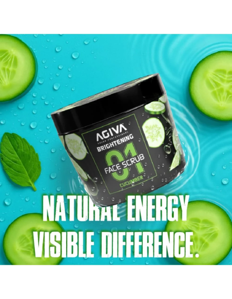 Agiva Cucumber Face Scrub 300 ml – Gentle Exfoliating Care