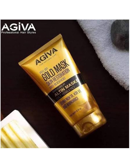 Agiva Peel-Off Gold Mask 150 ml – Refreshing Face Mask