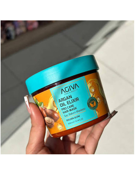 Agiva Argan Oil Elixir Hair Mask 300 ml – Nourishing Hair Care