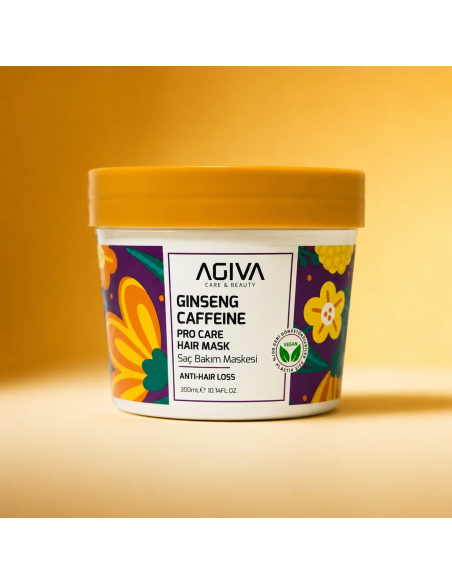 Agiva Caffeine Ginseng Hair Mask 300 ml – Pro Care Treatment