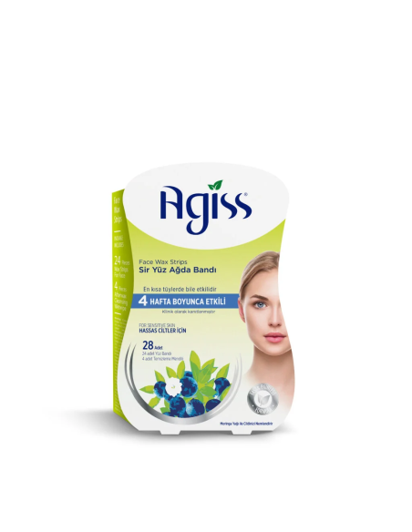 Agiss Wax Strips for Face – Sensitive Skin – 24 Pieces