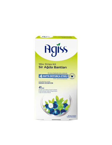 Agiss Body Wax Strips Green 41 Pieces – Sensitive Skin