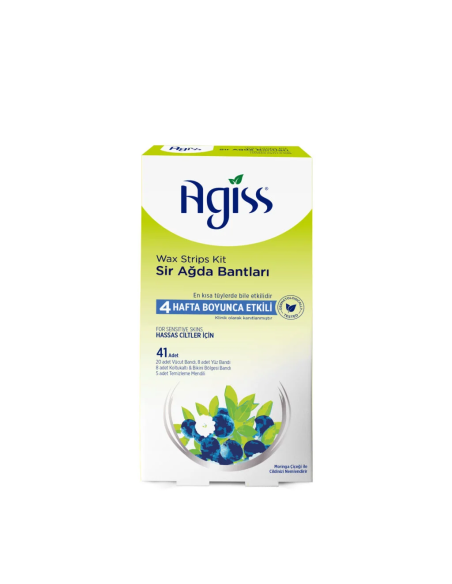 Agiss Body Wax Strips Green 41 Pieces – Sensitive Skin