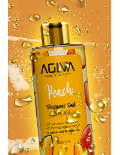 Agiva Peach Shower Gel 500 ml – Refreshing Body Wash 2