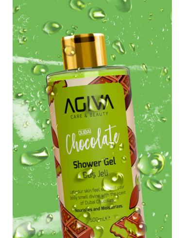 Agiva Dubai Chocolate Shower Gel 500 ml – Luxurious Body Wash