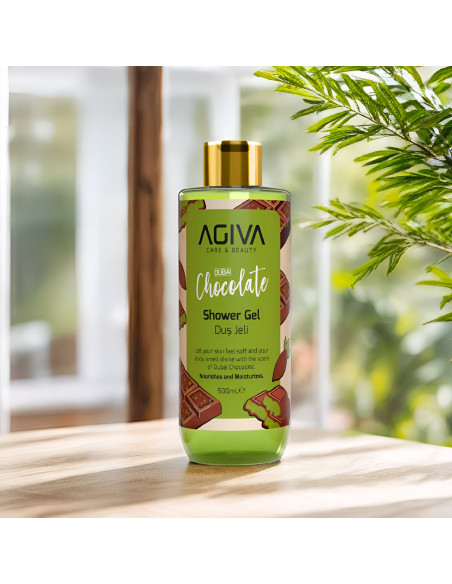 Agiva Dubai Chocolate Shower Gel 500 ml – Luxurious Body Wash