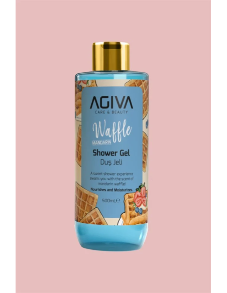 Agiva Mandarin Waffle Shower Gel 500 ml – Refreshing Body Wash