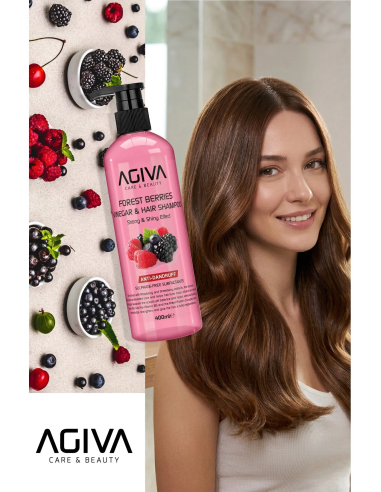 Agiva Forest Berries Hair Vinegar & Shampoo – 400 ml