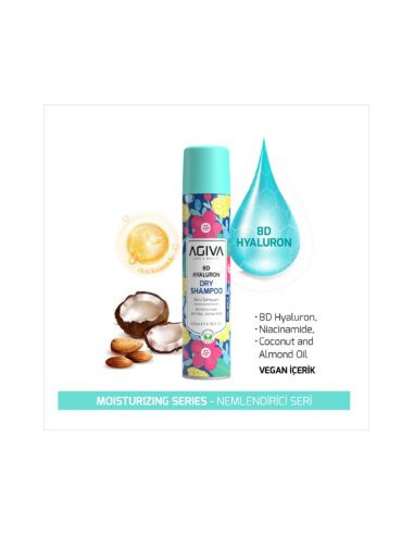 Agiva 8D Hyaluron Pro Care Dry Shampoo – 200 ml
