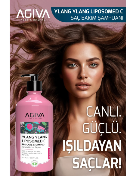 Agiva Ylang Ylang Liposomed C Pro Care Shampoo 1000 ml