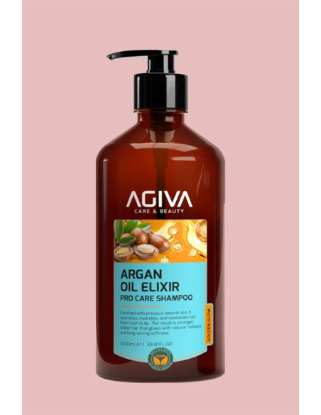 Agiva Argan Oil Elixir Pro Care Shampoo 1000 ml – Hair Care