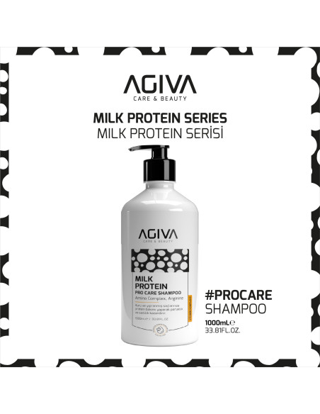 Agiva Milk Protein Amino Complex Pro Care Shampoo – 1000 ml