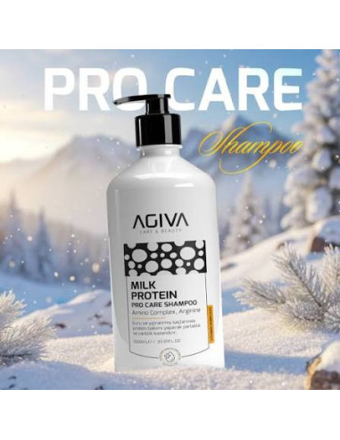 Agiva Milk Protein Amino Complex Shampoo 1000 ml – Pro Care
