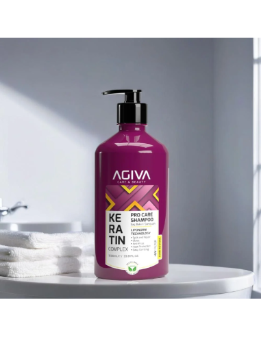 Agiva Keratin Complex Pro Care Shampoo 1000 ml – Hair Care