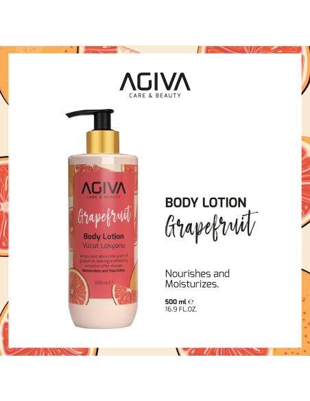 Agiva Grapefruit Body Lotion 500 ml | Moisturising Care