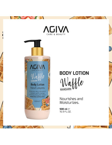 Agiva Care & Beauty Body Lotion Mandarin Waffle 500 ml