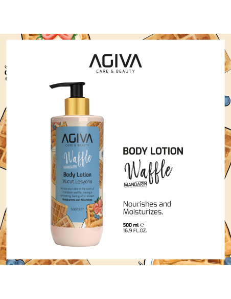 Agiva Care & Beauty Body Lotion Mandarin Waffle 500 ml